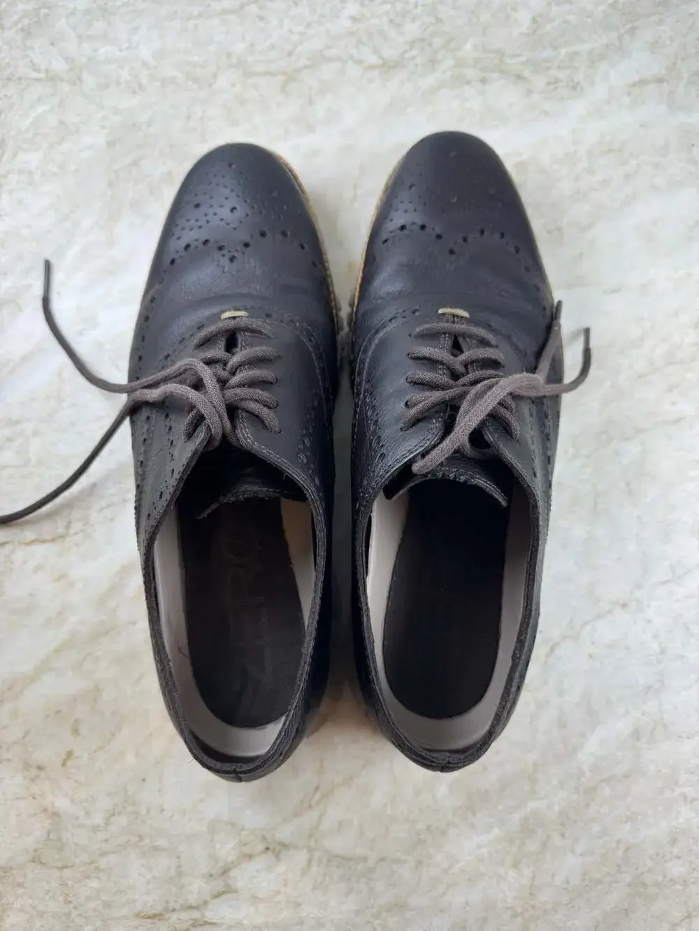Cole Haan OriginalGrand Wingtip Oxford Shoes Dark Brown Leather Men’s 9M